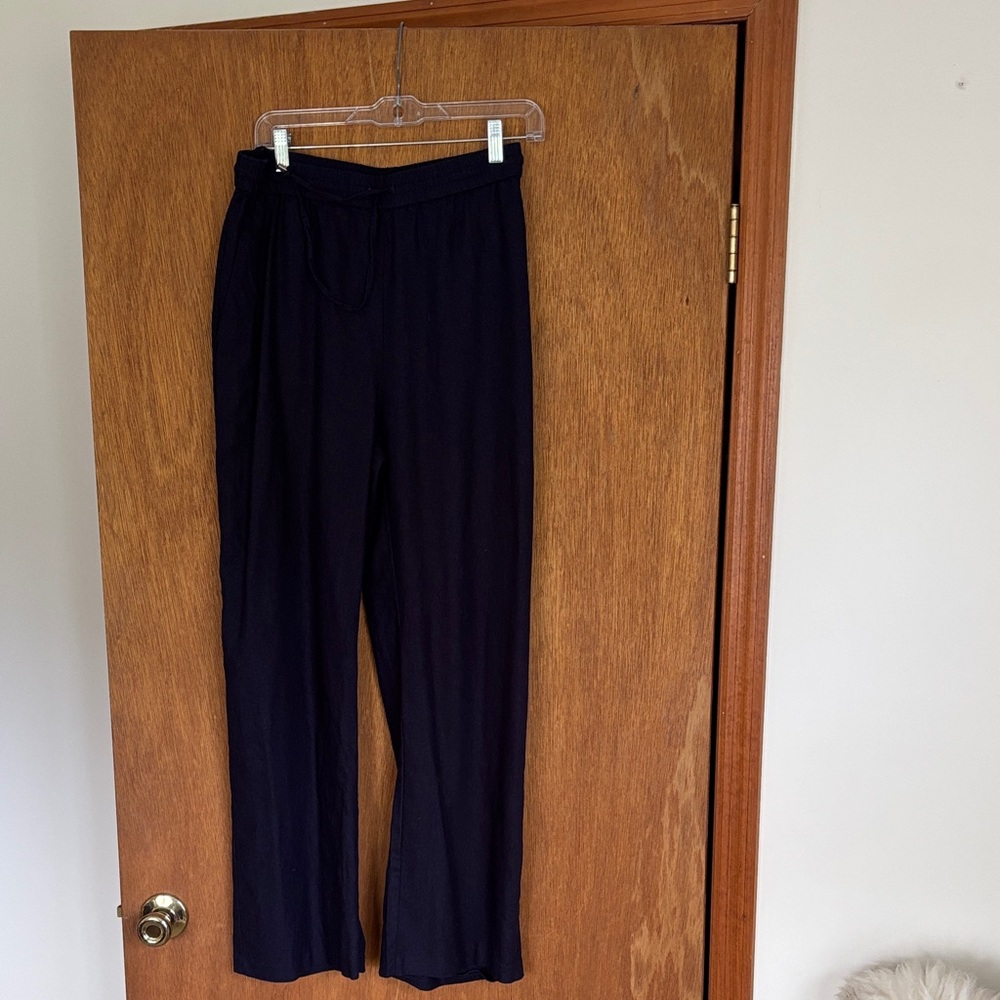 Zara Navy Blue Casual Pants